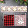 Mixed Pattern OPP 7*7+3cm Christmas Birthday Bags New Snack Packaging Pouch  Party Supplies