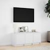 Vidaxl Szafka Tv Z Led, Biała, 97X34X40 Cm, Materiał Drewnopochodny