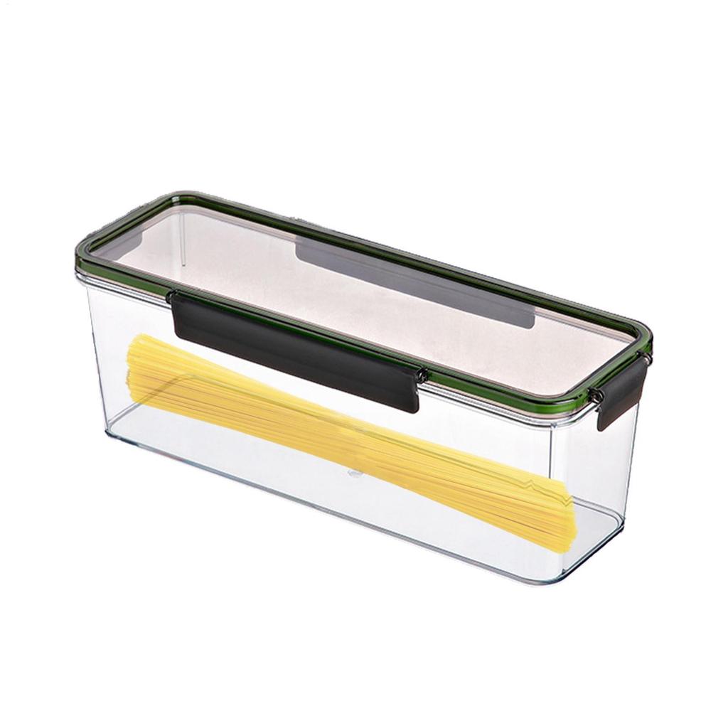 Pasta Storage Box Noodle Spaghetti Container Household Cereal Preservation Storage Box With Cover Moisture-Proof Food Container