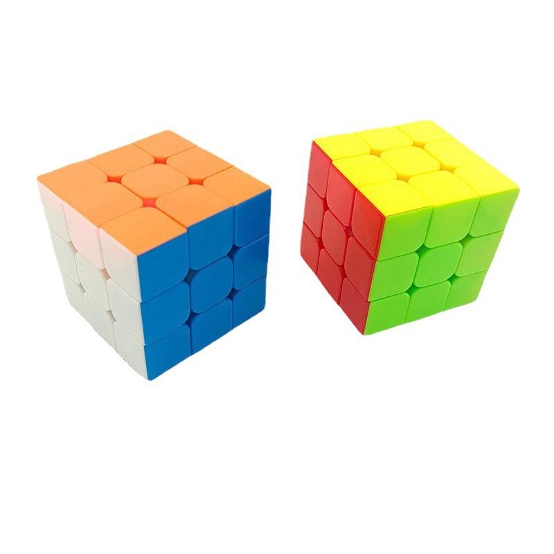3X3 Solid Color Speed Cube Abs Educational Stress Relief Puzzle Toy For Kids Beginner Competition Stress Reliever Toys