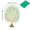 Plant Covers Freeze Protection Covers Frost Cloth Plant Anti-Freeze Shrub Protection Bag with Zipper Drawstring Frost Blankets
