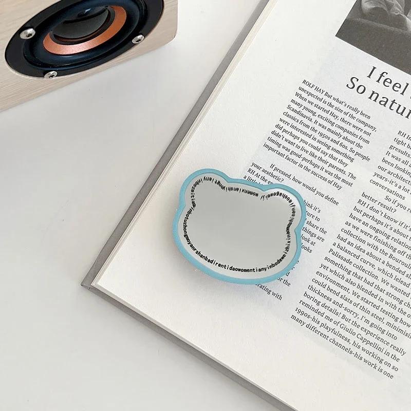 

НОВЫЙ Корея INS 3D Милый Мультяшный Зеркало для Макияжа Мобильная Подушка Безопасности Griptok Держатель Складной Подставка для Телефона Чехол Аксессуары