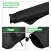 Leaf Blower Bag Replacement Leaf Blower Vacuum Bottom Dump Bag with Zipper Lawn Vacuum Bag for Leaf Blower Vacuum Part