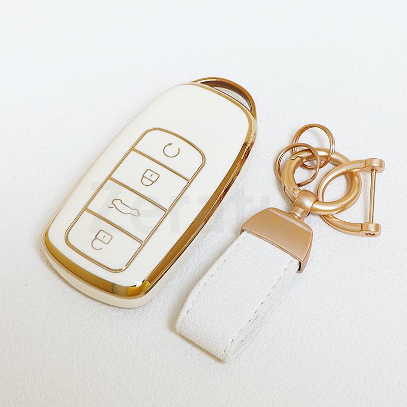 Tpu Car Key Case Cover For Chery 8-Plus 8 Pro 7 Pro Arrizo 5-Plus Auto Shell Fob Holder Keyless Protector Accessories