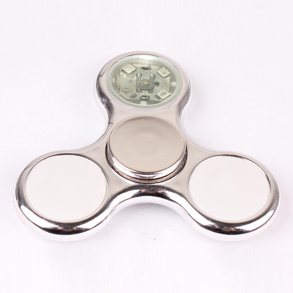 Luminous Spiral Fingertip Gyroscope with Rainbow Lights - Dazzling Spin Toy