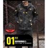 Combinaison de camouflage Archon Vêtement d'extérieur Imperméable Résistant à l'usure Manteau Pantalon Veste de travail réglable
