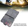 Fishing Hook Accessories Set ABS Easily Assemble Fishing Swivels Split Shot Sinkers Kit for Sea Rock Fishing
