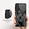 Black Edge Shell Phone Case for Samsung Galaxy S9 S21 S10 S24 S23 Ultra S25 S20 Note 20 10 S21 FE S22 Plus Dragon Ball Torankusu