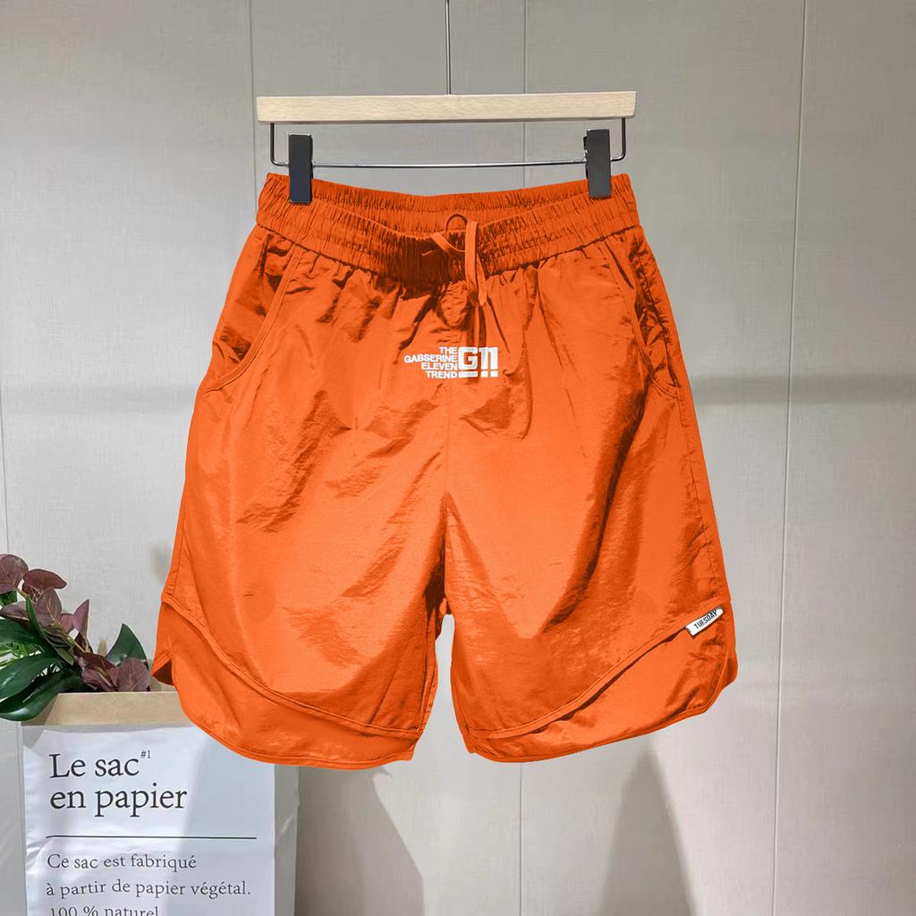 Sommerliche dünne Eisseiden-Strandhosen für Jugendliche, schnelltrocknend und atmungsaktiv, lockere Freizeit-Sporthosen zum Ausgehen