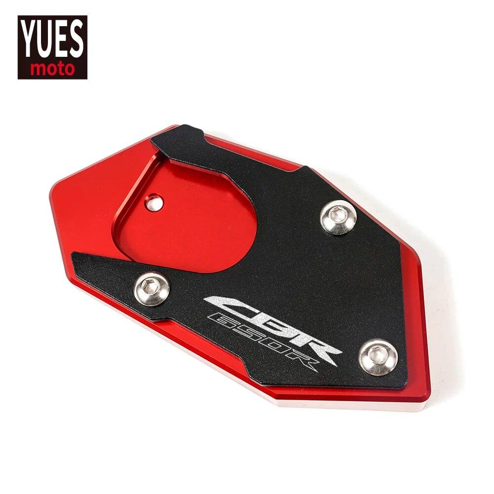 Motorcycle Accessorie CNC Aluminum Side Stand Pad Enlargement Plate Kickstand Extension for HONDA CBR650R CB650R