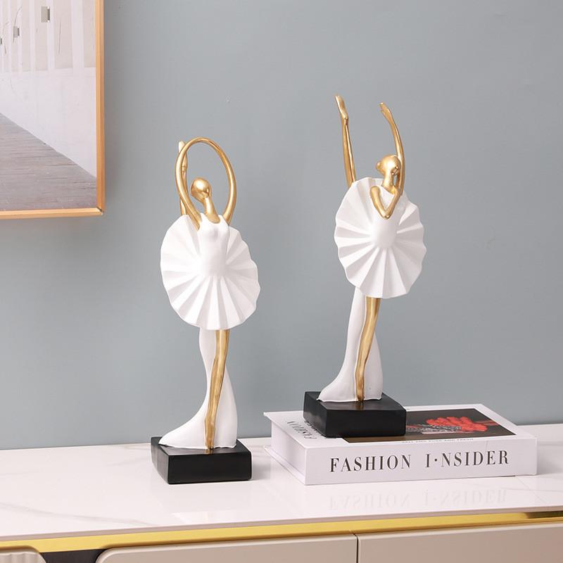 Elegant Dancer Ballet Resin Figurine Home Decor Gift For Colleagues Kids Or