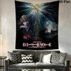 Death Note Movie Light'S Revenge Tapestry Wallmounted Fashion Print Soft Home Decor Homestay Soft Decoration Tapestry