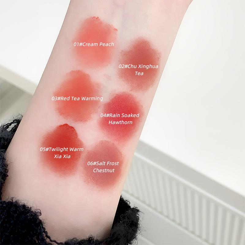 Smooth&Mist Lip Clay Blendable Non-Drying Lip Mud Matte Lightweight Lip Glaze Korean Style