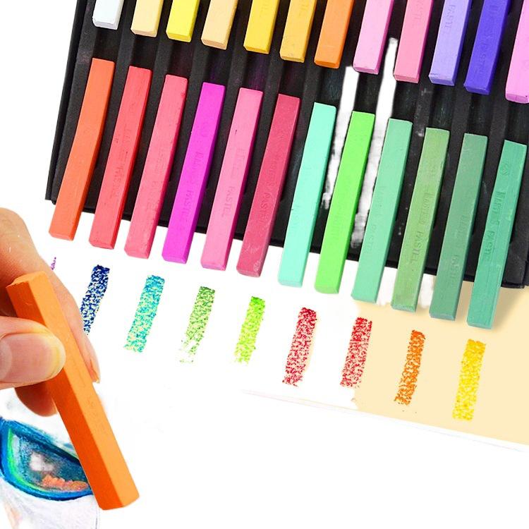 Brand Color Pastel Chalk Set – Professional Painting Sticks for Art, Blackboard & Newspaper.