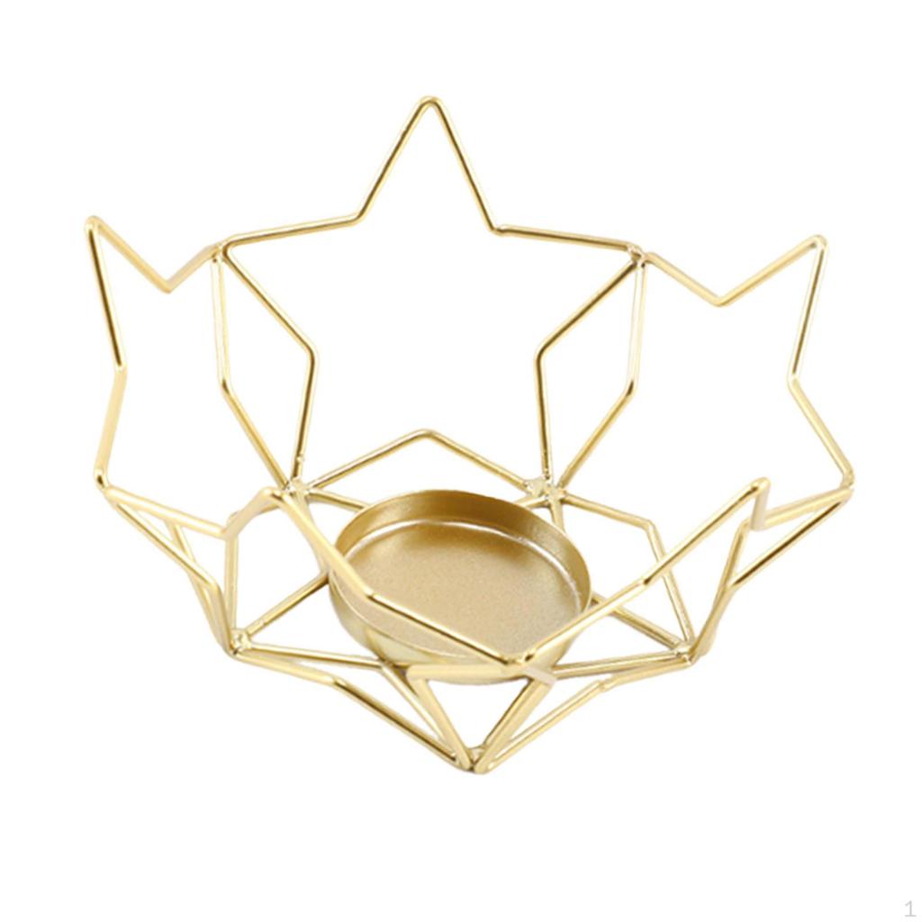 Candle Holder with Hollow Design for Wedding And Holiday Events