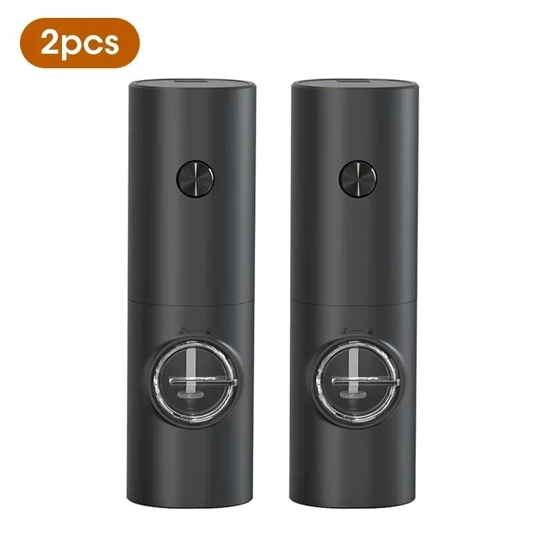 Automatic Electric Spice Grinder Portable Mini USB Rechargeable Multi Functional for Kitchen Salt Pepper Nuts Herbs Coffee Beans