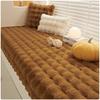Winter And Autumn Sofa Cover Fabric Straight Row Anti Slip Thick Soft And Sticky Floating Window Cushion Atmospheric Decoration Pad