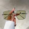 Neue Vintage Übertriebene Quadratische Sonnenbrille UV400 Schutz Trendiges Marken Design für Männer Frauen
