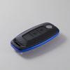 [Deff] DEEF Key Case, Aramid Fiber Case for Nissan New Intelligent Key (Matte Black/Blue), Matte Black Blue