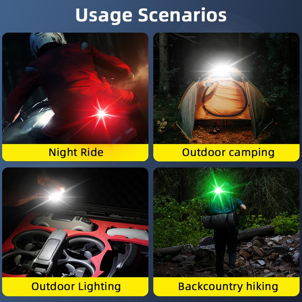 Drone Strobe Light USB Rechargeable Night Flight Anti-collision Light 3 Modes Flash Indicator for DJI Avata 2/ Mini 3/4 Mavic 3