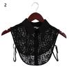 Classic Women Cotton Lace Fake Collar Vintage Detachable Clothes Accessories Lapel Blouse Top Shirt Collar False Collar DropShip