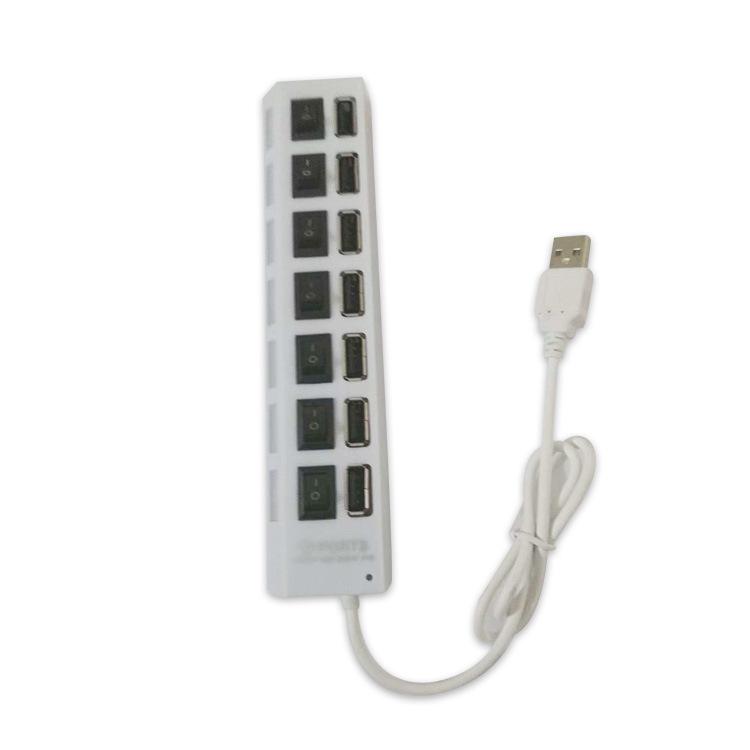 USB 2.0 High-Speed 7-Port Hub Erweiterungs-Splitter
