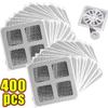Disposable Hair Drain Catcher Mesh Anti-blocking Shower Bathroom Filter Stopper Floor Drains Sticker Window Screen Repair Patch