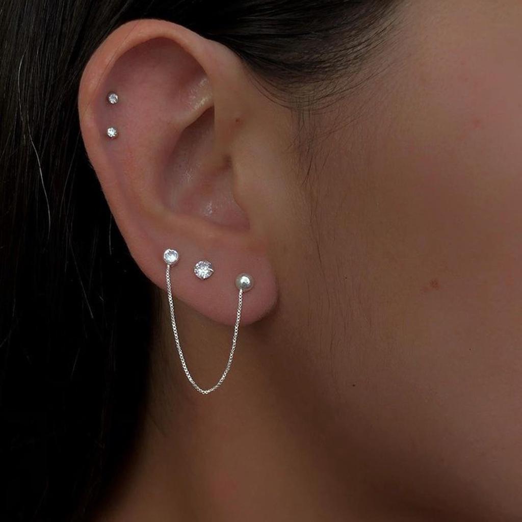 

Модний набір сережок у формі метелика зі змією. Персоналізовані затискачі для вух з кристалічним ланцюжком для жінок Аксесуари Ювелірні вироби 33