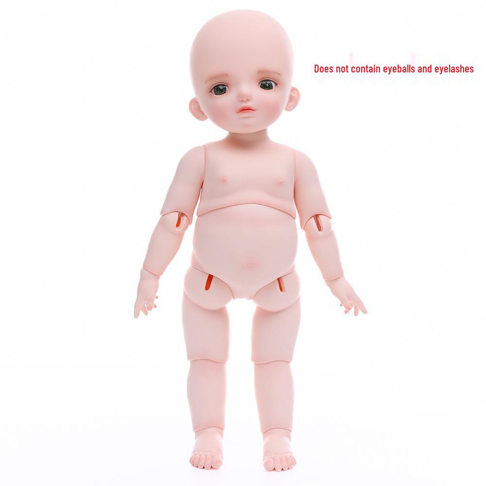 

50CM Movable Joint White-Haired Elf BJD Doll with Clothes & Accessories
