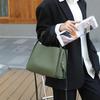 Genuine Leather Hand-held Vegetable Basket New Fashionable Temperament Women's Bucket Bag Togo Cowhide Shoulder Crossbody Bag