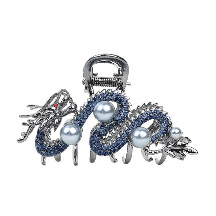 Blingbling Дракон Новый Год Зажим для Волос Праздничный Крутой Дракон Полностью Стразы