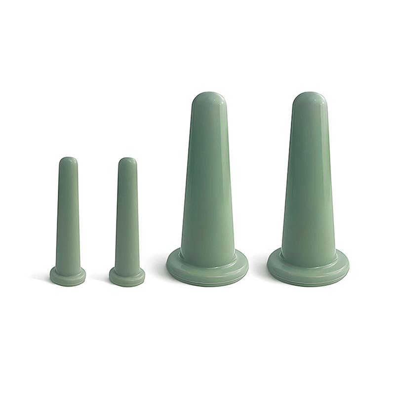 Silicone Vacuum Cupping Massage Jars Anti Cellulite Massage Facial Suction Cups Face Neck Lift Skin Scraping Guasha Anti Wrinkle