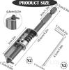 Anti-slip Spring Positioning Screwdriver with Fixed Bit for Hand or Electric Drill