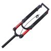 Mountain Bike Front Fork 29inch Dual Air Chamber Damping Red Straight Remote Lockout Shock Absorber Front Fork for Bike