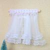 1/12 Dollhouse Lace Curtains Model Dollhouse Bedroom Living Room Decoration Dolls House Furniture Accessories Micro Scene Decor