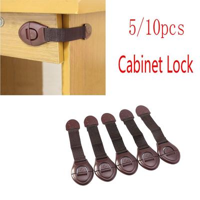 5/10 τεμ. Παιδικό Ντουλάπι Τουαλέτας Κλείδωμα Ασφαλείας Κλείστρα Ασφαλείας Ντουλάπα