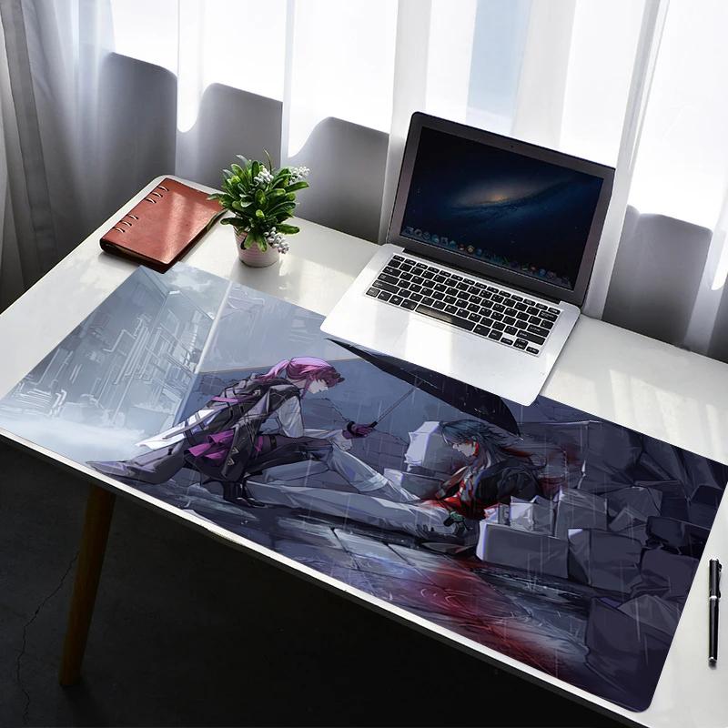 Mouse Pad Office Desk Protector Mouse Cartoon Anime Accessories Rubber Mat Blade Honkai Star Rail Gaming Mousepad Keyboard Mats