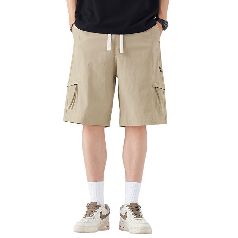 Izzue IT Men's Summer Casual Wide-Leg Shorts