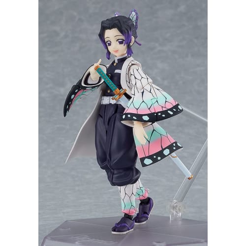 Figma Demon Slayer: Kimetsu no Yaiba Shinobu Kocho Nicht maßstabsgetreue bemalte bewegliche Figur aus Kunststoff