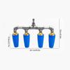 High Pressure Garden Hose Nozzle Rust Resistant Stainless Steel Ergonomic Washer Hose High-Pressure Nozzle For Car Washing