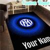 Custom Name Inter Milan Crest  Rug, Office Rug, Chair Rug, Carpet for Living Rooms, Doormat Game Rug Home Decor Christmas Gifts