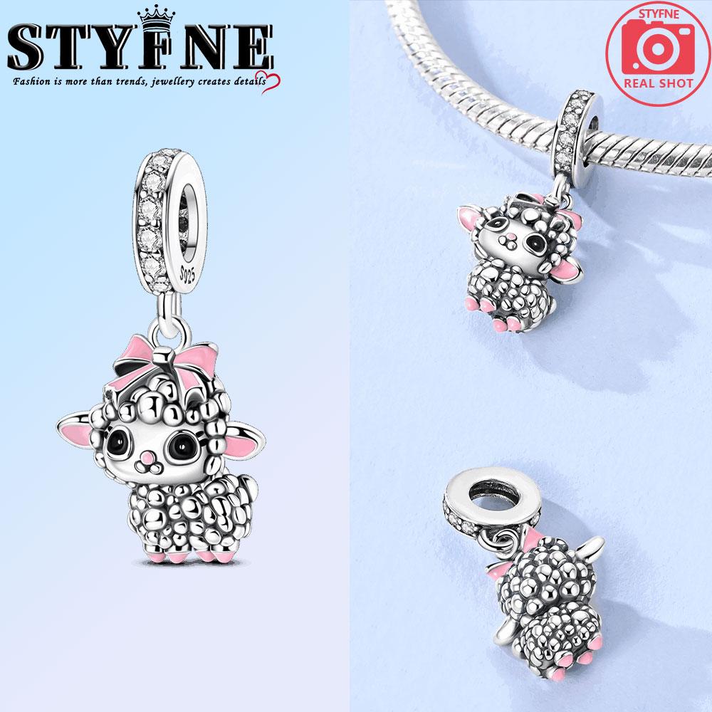 Copper Dreamy Bee Firefly Luminous Purple Butterfly Charms Beads Pendant For Original Bracelet Woman Girl Jewelry