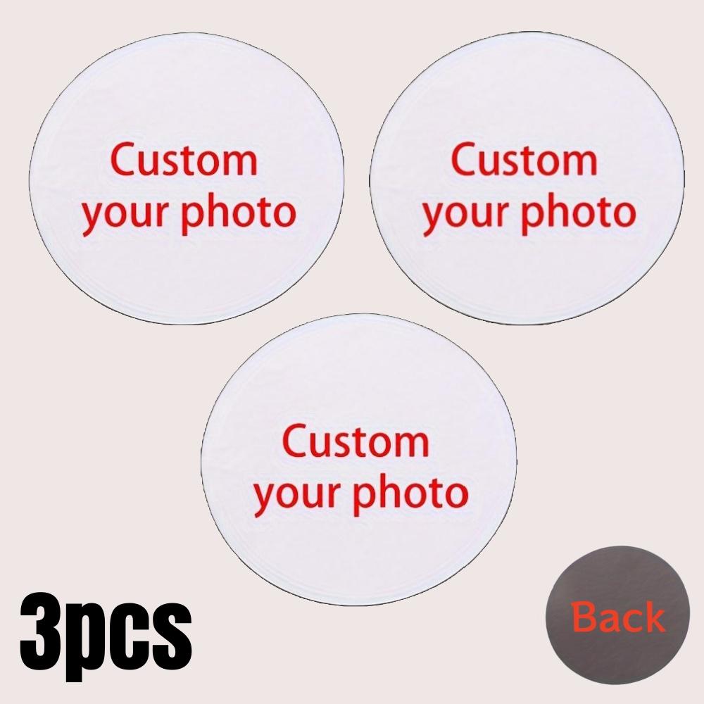 8pc DIY Photo Fridge Magnet Personalize Refrigerator Holiday Decor for Family Memories Friends Lovers Gift Vibrant Print Quality