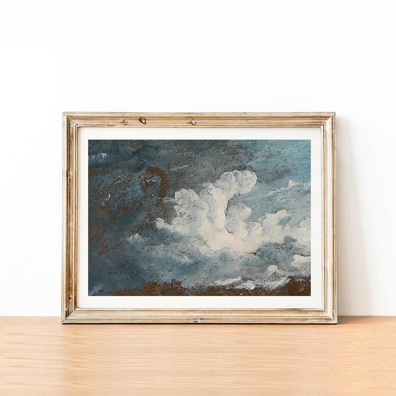 Vintage Field Country Landscape Painting Posters and Prints Canvas Printing Wall Art Picture for Living Room Home Decoration