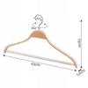 KADAX Laminated Wooden Clothes Hangers