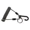 Automatic Retractable Steel Wire Lanyard with Snap Hook for Boat Fishing Accessories