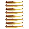 8 Pack Soft Plastic Tail Fishing Multicolor Swimbait for Trout