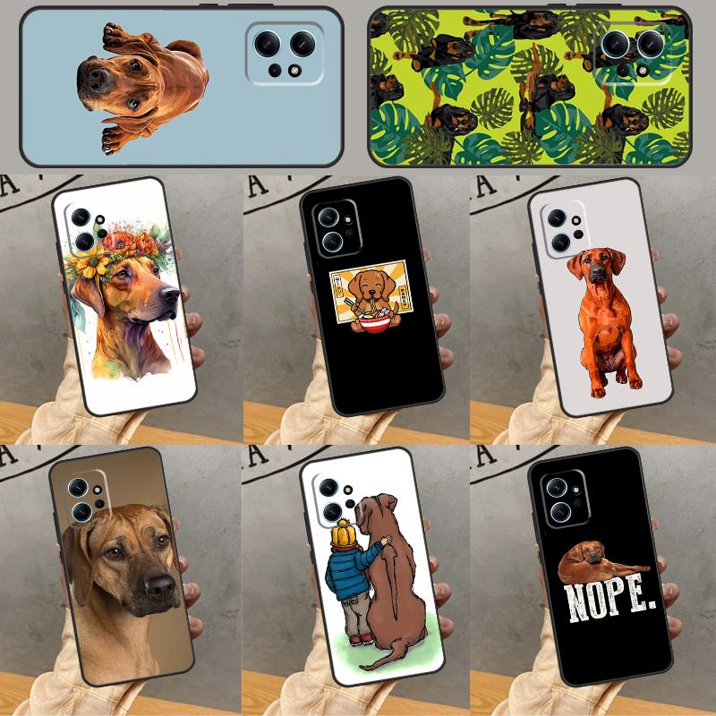 Rhodesian Ridgeback Dog Case For Xiaomi Redmi Note 14 Pro 13 12 11 9 10 9S 10S 11S 12S Redmi 14C 13C 10C 12C Cover