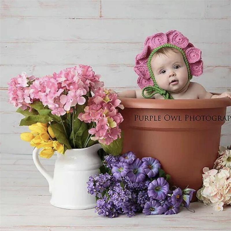 Neue handgehäkelte Horn-Pullovermütze, modische und personalisierte Sturmhaube für Erwachsene