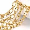 1Meter Embossed Stainless Steel Twist Thick Cable Chain for DIY Men Jewelry Making Supplies Necklace Bracelet Chains Findings